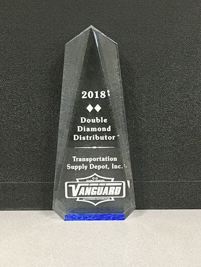 2018 Vanguard Double Diamond Distributor Award Winner