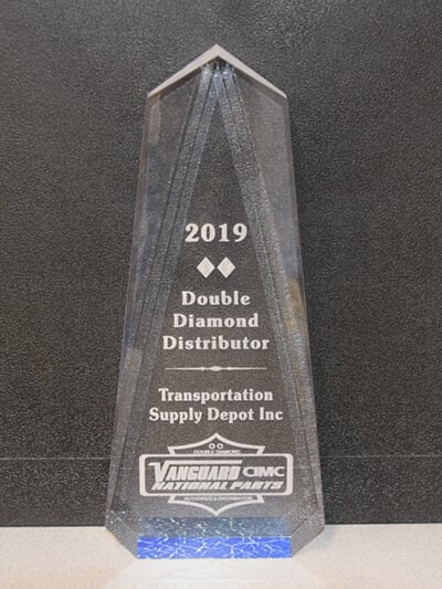 2019 Vanguard Double Diamond Distributor Award