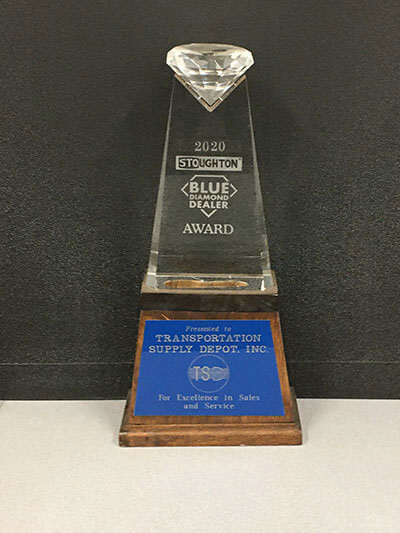 2020 Stoughton Diamond Dealer Award Winner